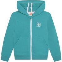 Logo Print Zip-Up Hoodie in Cotton Mix, 8-16 Years