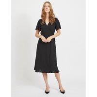 Recycled Wrapover Midi Dress