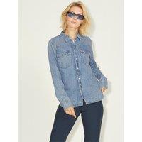 Denim Press-Stud Shirt