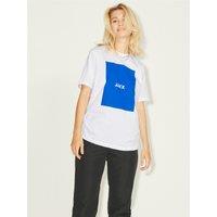 Logo Print T-Shirt in Organic Cotton with Short Sleeves