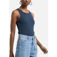 Cotton Vest Top in Slim Fit