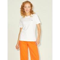 Logo Print Cotton T-Shirt with Short Sleeves