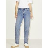 Organic Cotton Straight Jeans with High Waist
