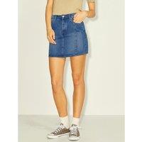 Denim Mini Skirt with High Waist