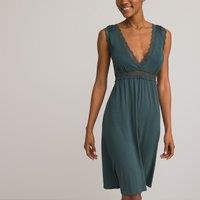 Sleeveless Nightie with Lace Details