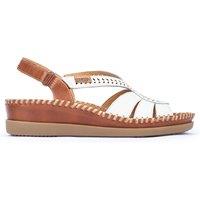 Cadaques Leather Sandals with Wedge Heel