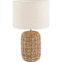 Natural Woven Tall Table Lamp