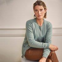 Lambswool Fine Knit Jumper with Crew Neck
