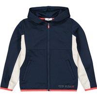 Zip-Up Hoodie in Techno Fabric