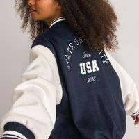 Recycled Varsity Bomber Jacket