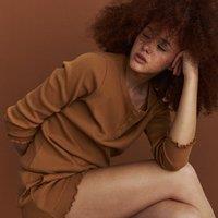 Finely Ribbed Short Pyjamas in Cotton