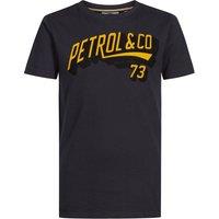 Logo Print Cotton T-Shirt with Short Sleeves, 8-16 Years