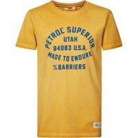 Logo Print Cotton T-Shirt with Short Sleeves, 8-16 Years