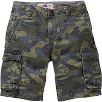 Camo Print Cotton Shorts, 8-16 Years