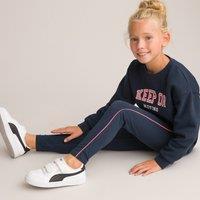 Sweatshirt/Leggings Outfit in Cotton Mix Fleece