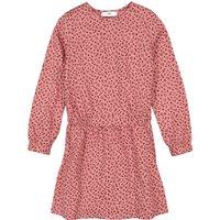 Printed Cotton Dress with Long Sleeves, 3-12 Years