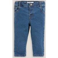 Mid Rise Straight Jeans