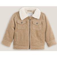 Corduroy Jacket with Faux Fur Lining