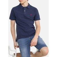 Embroidered Logo Polo Shirt in Cotton with Short Sleeves, 8-16 Years