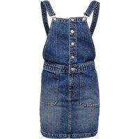 Denim Mini Strappy Dress