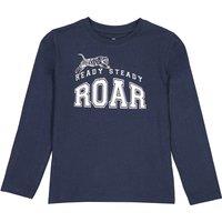 Printed Cotton T-Shirt with Long Sleeves, 3-12 Years