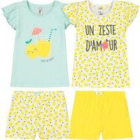 Pack of 2 Short Pyjamas in Cotton, 3-8 Years