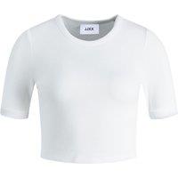 Cotton Cropped T-Shirt in Slim Fit