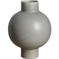 28cm Grey Ceramic Round Vase