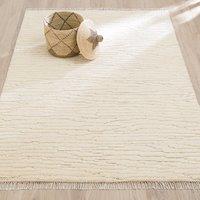 Legnaa Fringed Hand Knotted Wool Rug