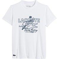 Logo Print T-Shirt in Organic Cotton Mix and Regular Fit
