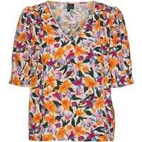 Floral V-Neck Blouse
