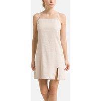 Linen Mix Mini Dress