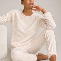Cable Knit Fleece Pyjamas