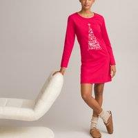 Christmas Print Nightshirt in Jersey Cotton