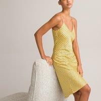 Micro Print Cami Nightie in Satin