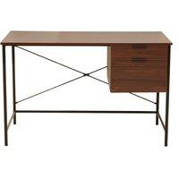 Quentin Retro Walnut Desk