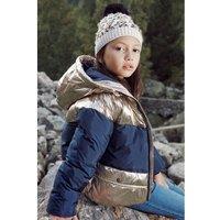 Short Warm Padded Puffer Jacket with Hood