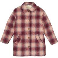 Checked Mid-Season Coat
