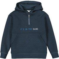 Slogan Print Hoodie in Cotton Mix, 3-12 Years