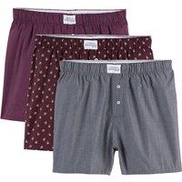 Pack of 3 Boxers in Organic Cotton Poplin
