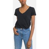 Jacksonville Cotton Mix T-Shirt with V-Neck and Short Sleeves