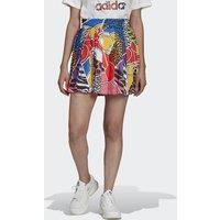 Pleated Mini Skirt in Pop Art Print