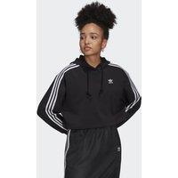 Adicolor Cropped Hoodie in Cotton Mix with 3-Stripes