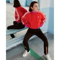 Adicolor Cropped Hoodie in Cotton Mix with 3-Stripes