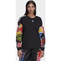 Cotton Sweatshirt with Pop Art Print