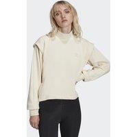 Undyed Cotton Sweatshirt with High Neck