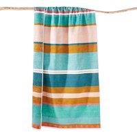 Playa Striped Velour Beach Towel