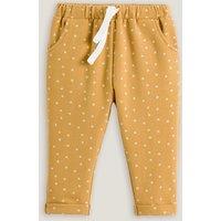 Star Print Cotton Joggers