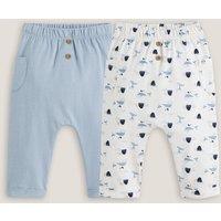 Pack of 2 Joggers in Cotton