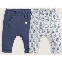 Pack of 2 Joggers in Cotton